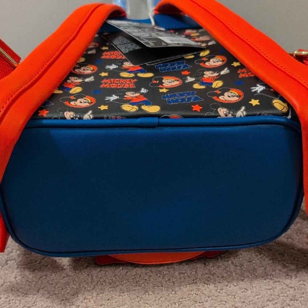 Loungefly Disney Classic Mickey Mouse Backpack - Black and Red NWT